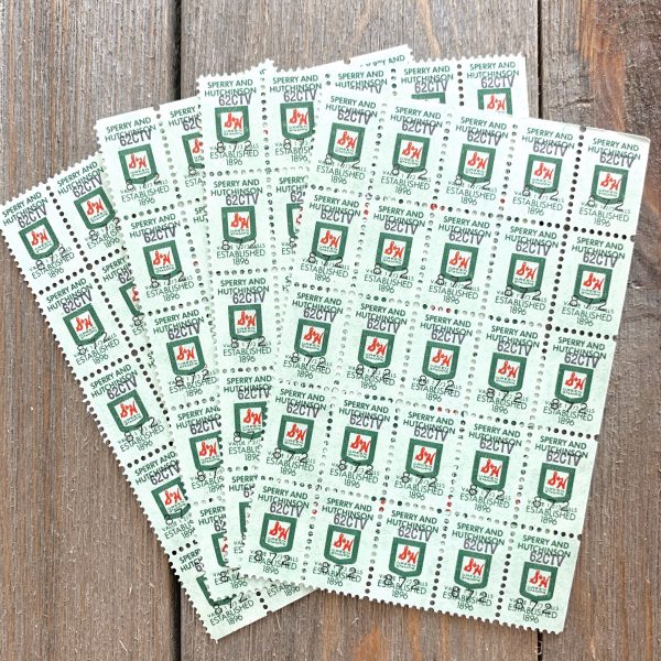 100 Vintage S&H Green Saving Stamps