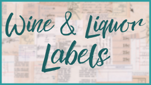 Wine and Liquor Labels